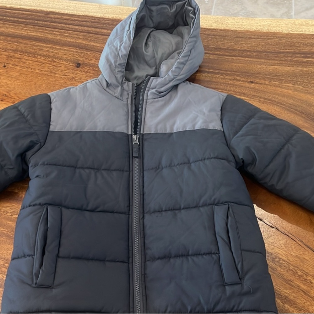 Circo Black and Gray Kids Puffer Jacket